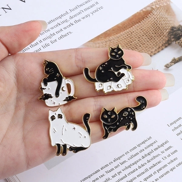 Cartoon Style Pin Animal Alloy Stoving Varnish No Inlaid Unisex Brooches