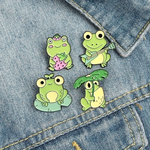 Cartoon Style Pin Animal Alloy Stoving Varnish Unisex Brooches