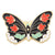 Cartoon Style Pin Butterfly Alloy Plating Women'S Brooches