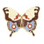 Cartoon Style Pin Butterfly Alloy Plating Women'S Brooches