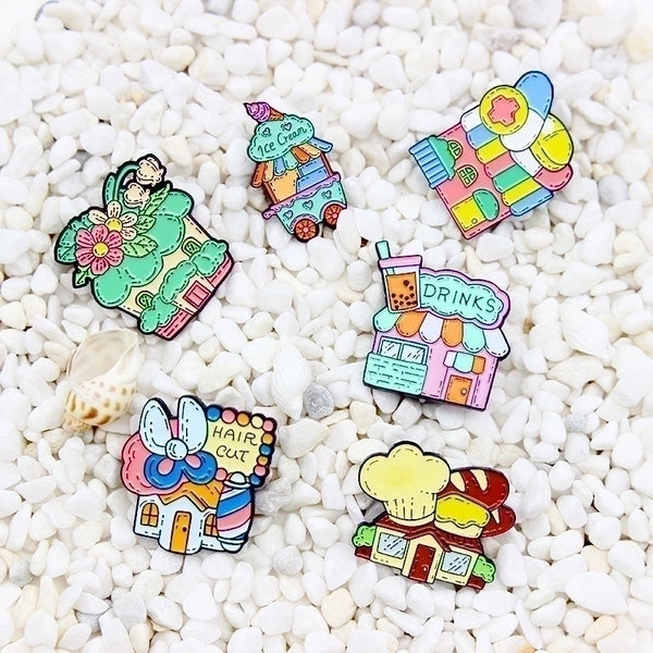 Cartoon Style Pin Cartoon Alloy Enamel Unisex Brooches