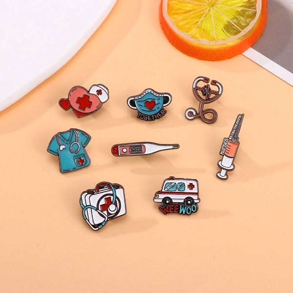 Cartoon Style Pin Cartoon Alloy Enamel Unisex Brooches