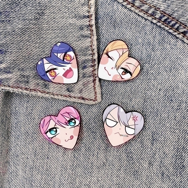 Cartoon Style Pin Cartoon Alloy Printing Unisex Brooches