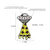 Cartoon Style Pin Cartoon Alloy Stoving Varnish Unisex Brooches