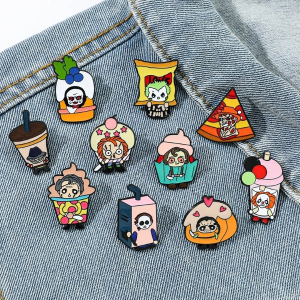 Cartoon Style Pin Cartoon Character Alloy Plating Unisex Brooches