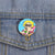 Cartoon Style Pin Cartoon Character Metal Printing Women'S Brooches