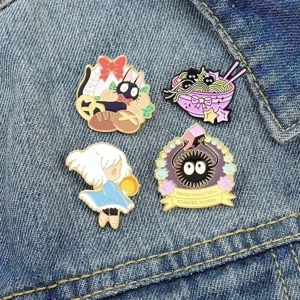 Cartoon Style Pin Cat Alloy Stoving Varnish Women'S Brooches