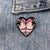 Cartoon Style Pin Color Block Alloy Printing Unisex Brooches