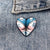 Cartoon Style Pin Color Block Alloy Printing Unisex Brooches