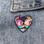 Cartoon Style Pin Color Block Alloy Printing Unisex Brooches