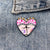 Cartoon Style Pin Color Block Alloy Printing Unisex Brooches