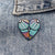 Cartoon Style Pin Color Block Alloy Printing Women's Brooches