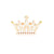 Cartoon Style Pin Crown Alloy Plating Unisex Brooches