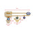 Cartoon Style Pin Devil'S Eye Alloy Inlay Rhinestones Women'S Brooches