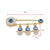 Cartoon Style Pin Devil'S Eye Alloy Inlay Rhinestones Women'S Brooches