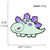 Cartoon Style Pin Dinosaur Alloy Plating Unisex Brooches