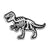 Cartoon Style Pin Dinosaur Alloy Plating Unisex Brooches