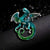 Cartoon Style Pin Dragon Alloy Enamel Inlay Rhinestones Unisex Brooches