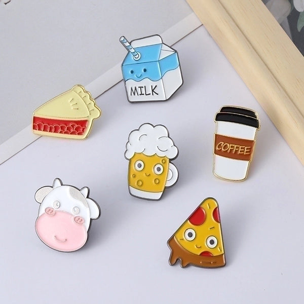 Cartoon Style Pin Geometric Alloy No Inlaid Unisex Brooches