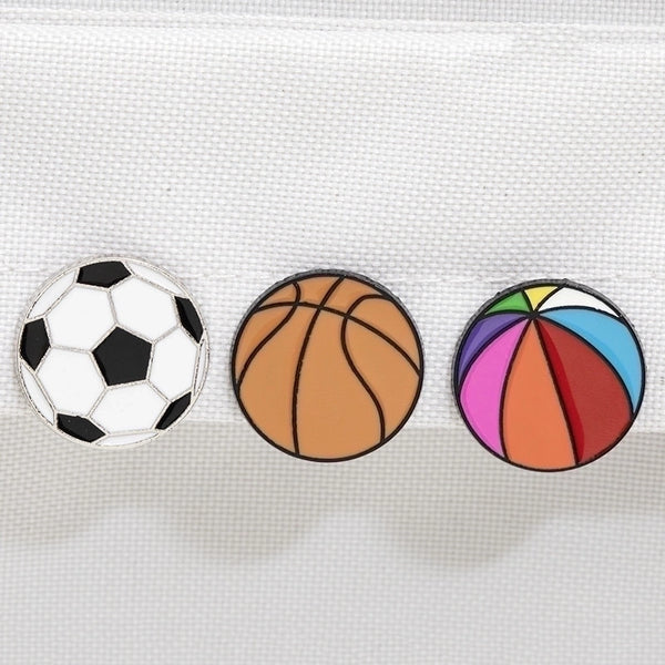 Cartoon Style Pin Geometric Alloy Stoving Varnish No Inlaid Unisex Brooches