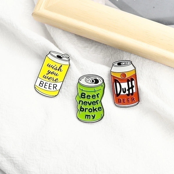 Cartoon Style Pin Geometric Alloy Stoving Varnish Unisex Brooches