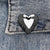 Cartoon Style Pin Heart Shape Alloy Printing Unisex Brooches