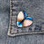 Cartoon Style Pin Heart Shape Mixed Materials Unisex Brooches