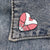 Cartoon Style Pin Heart Shape Mixed Materials Unisex Brooches