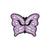 Cartoon Style Pin Human Letter Butterfly Alloy Plating Unisex Brooches