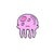 Cartoon Style Pin Jellyfish Alloy Enamel Women's Brooches