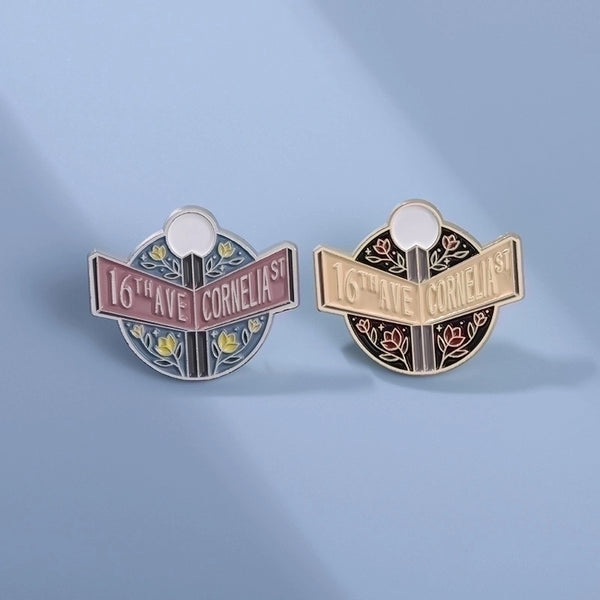 Cartoon Style Pin Letter Alloy Plating Unisex Brooches