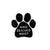 Cartoon Style Pin Letter Paw Print Alloy Enamel Unisex Brooches