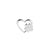 Cartoon Style Pin Paw Print Heart Shape Alloy Plating Unisex Brooches