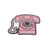 Cartoon Style Pin Phone Alloy Stoving Varnish Women's Brooches