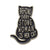 Cartoon Style Punk Cowboy Style Animal Letter Cat Alloy Stamping Stoving Varnish Plating Kid's Unisex Brooches