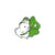 Cartoon Style Rabbit Animal Frog Alloy Stoving Varnish Plating Kid's Corsage Brooches Collar Pin