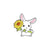 Cartoon Style Rabbit Animal Frog Alloy Stoving Varnish Plating Kid's Corsage Brooches Collar Pin