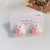 Cartoon Style Rabbit Santa Claus Elk Flocking Women's Earrings 1 Pair