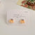 Cartoon Style Rabbit Santa Claus Elk Flocking Women's Earrings 1 Pair