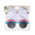 Cartoon Style Rainbow Bow Knot Handmade Kids Sunglasses