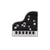 Cartoon Style Retro Guitar Notes Alloy Stamping Stoving Varnish Plating Kid's Brooches