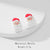 Cartoon Style Santa Claus Resin Epoxy Women's Ear Studs 1 Pair