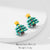 Cartoon Style Santa Claus Resin Epoxy Women's Ear Studs 1 Pair