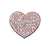 Cartoon Style Simple Style Classic Style Letter Heart Shape Alloy Stamping Stoving Varnish Women's Brooches