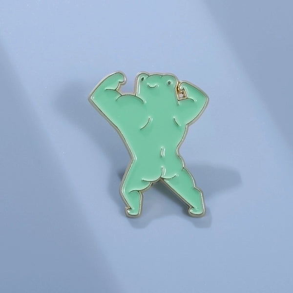 Cartoon Style Simple Style Pin Frog Alloy Plating Unisex Brooches