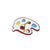 Cartoon Style Simple Style Pin Letter Starry Sky Shark Alloy Stoving Varnish Women'S Brooches