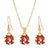 Cartoon Style Snowman Elk Alloy Plating 14k Gold Plated Christmas Women's Earrings Necklace