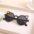 Cartoon Style Solid Color Ac Round Frame Full Frame Kids Sunglasses