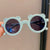 Cartoon Style Solid Color Pc Round Frame Full Frame Kids Sunglasses