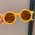 Cartoon Style Solid Color Pc Round Frame Full Frame Kids Sunglasses